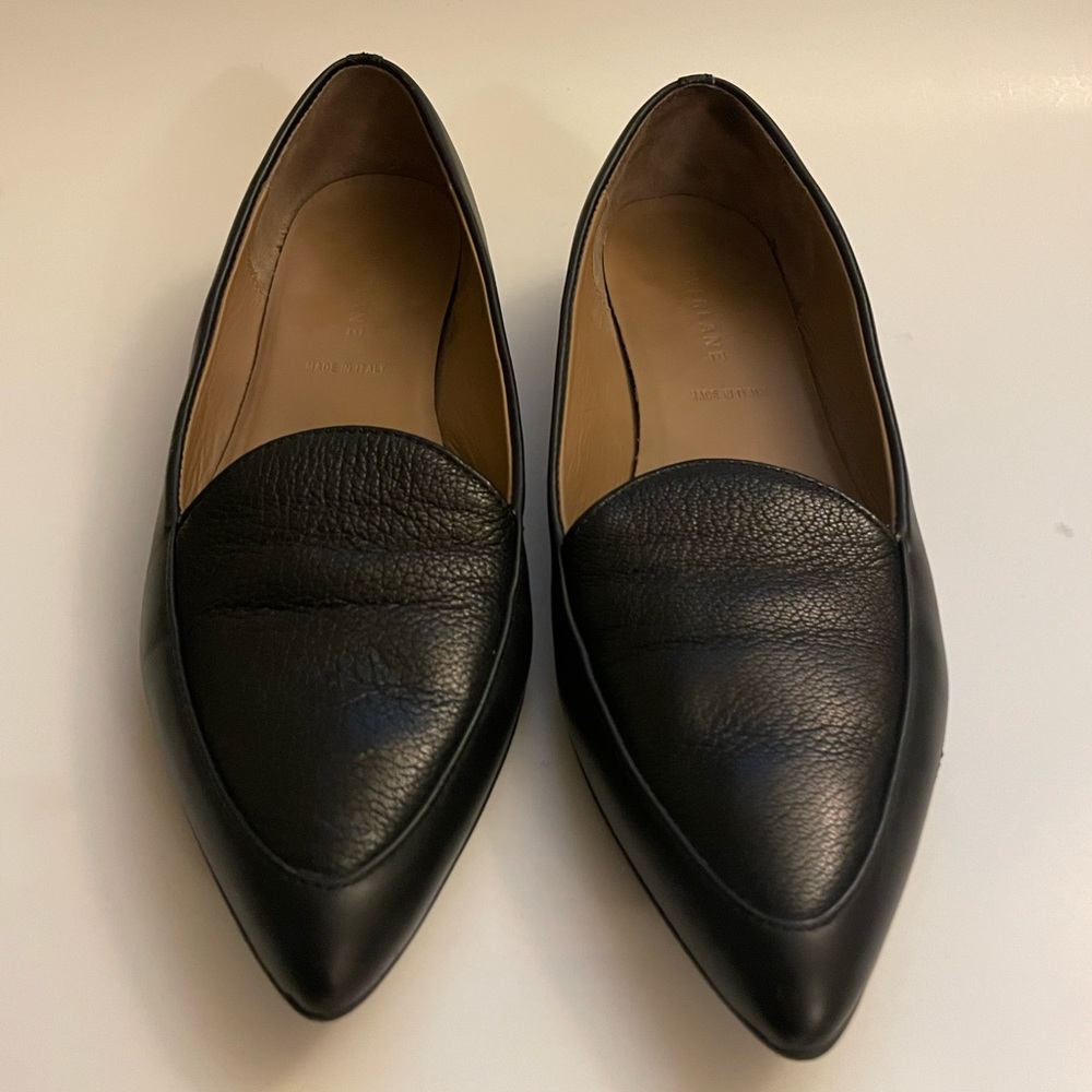 EVERLANE Modern Loafer Black Pointed Toe 7.5